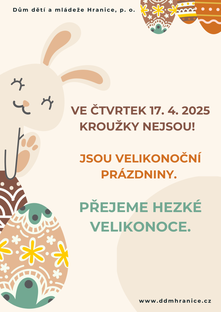 Velikonoční prázdniny!!