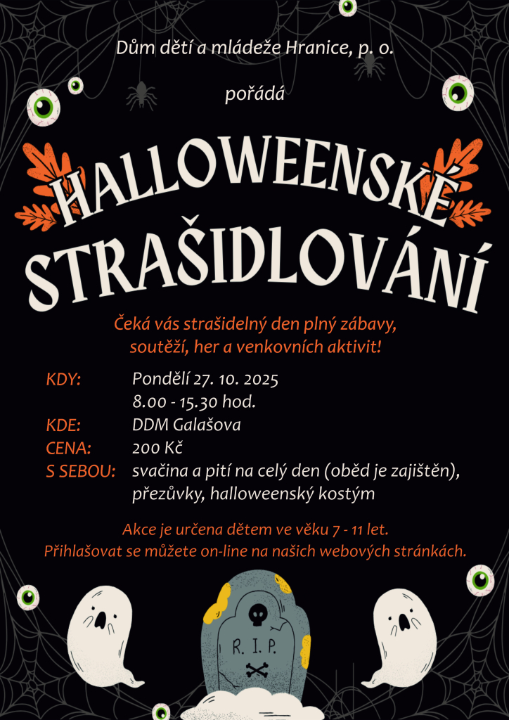 Halloweenské strašidlování