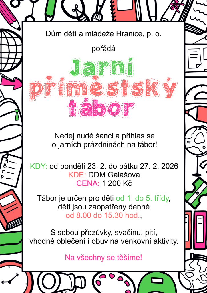 Jarní příměstský tábor