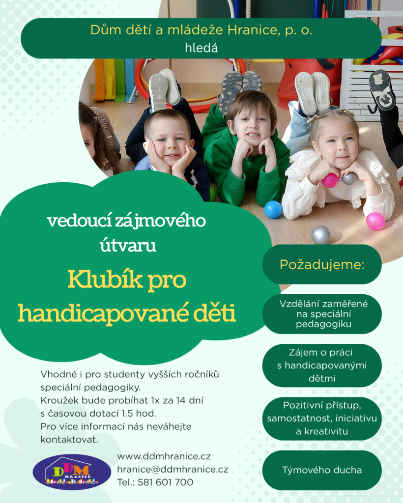 Hledáme vedoucí!