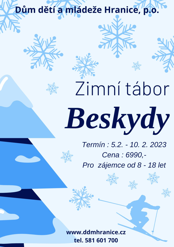 Zimní lyžařský tábor Beskydy