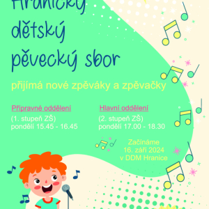 Hranický dětský pěvecký sbor.