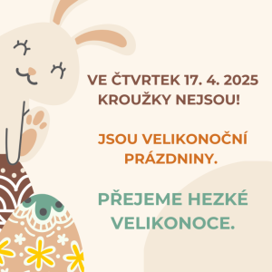 Velikonoční prázdniny!!