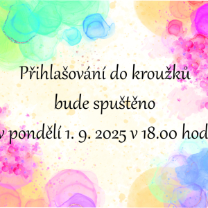 Přihlašování do kroužků