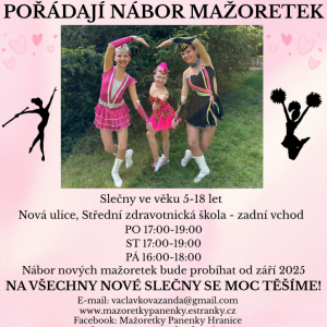 Nábor nových mažoretek