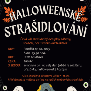 Halloweenské strašidlování