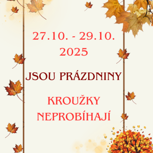Podzimní prázdniny
