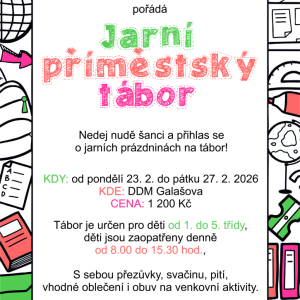 Jarní příměstský tábor