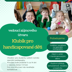 Hledáme vedoucí!